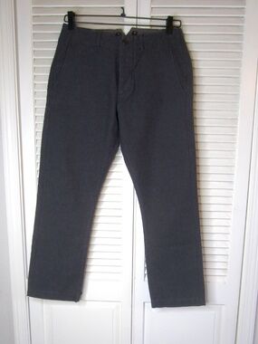 Wallace & Barnes Men's Dark Blue 770 Slim Straight Leg Chino Pants - Size 28/32
